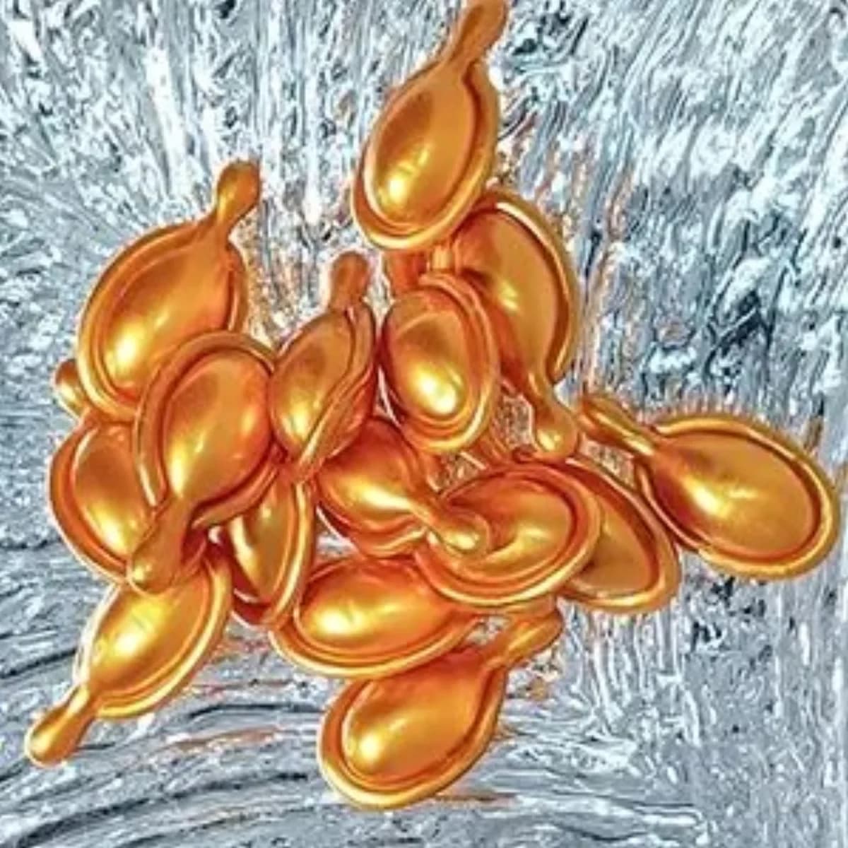 Золотая большая капсула